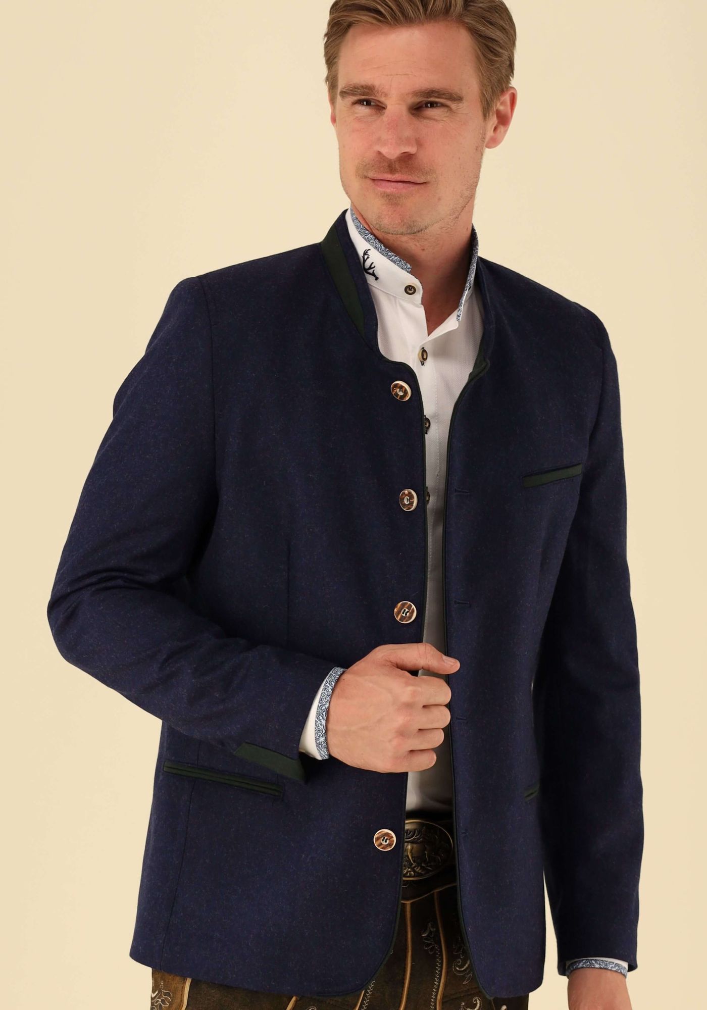 Gipfelstürmer Trachtenjanker Slim Fit Evirio