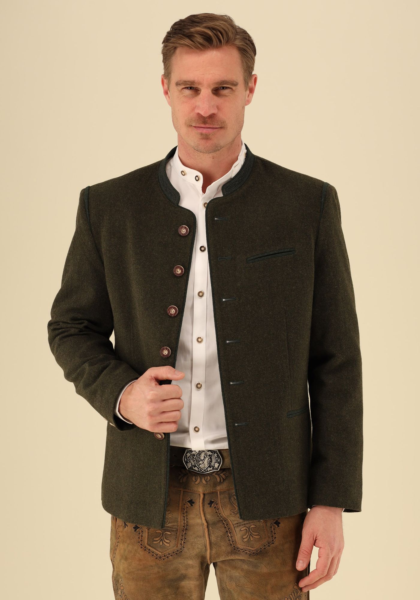 OS Trachten Trachtenjanker Slim Fit Enage