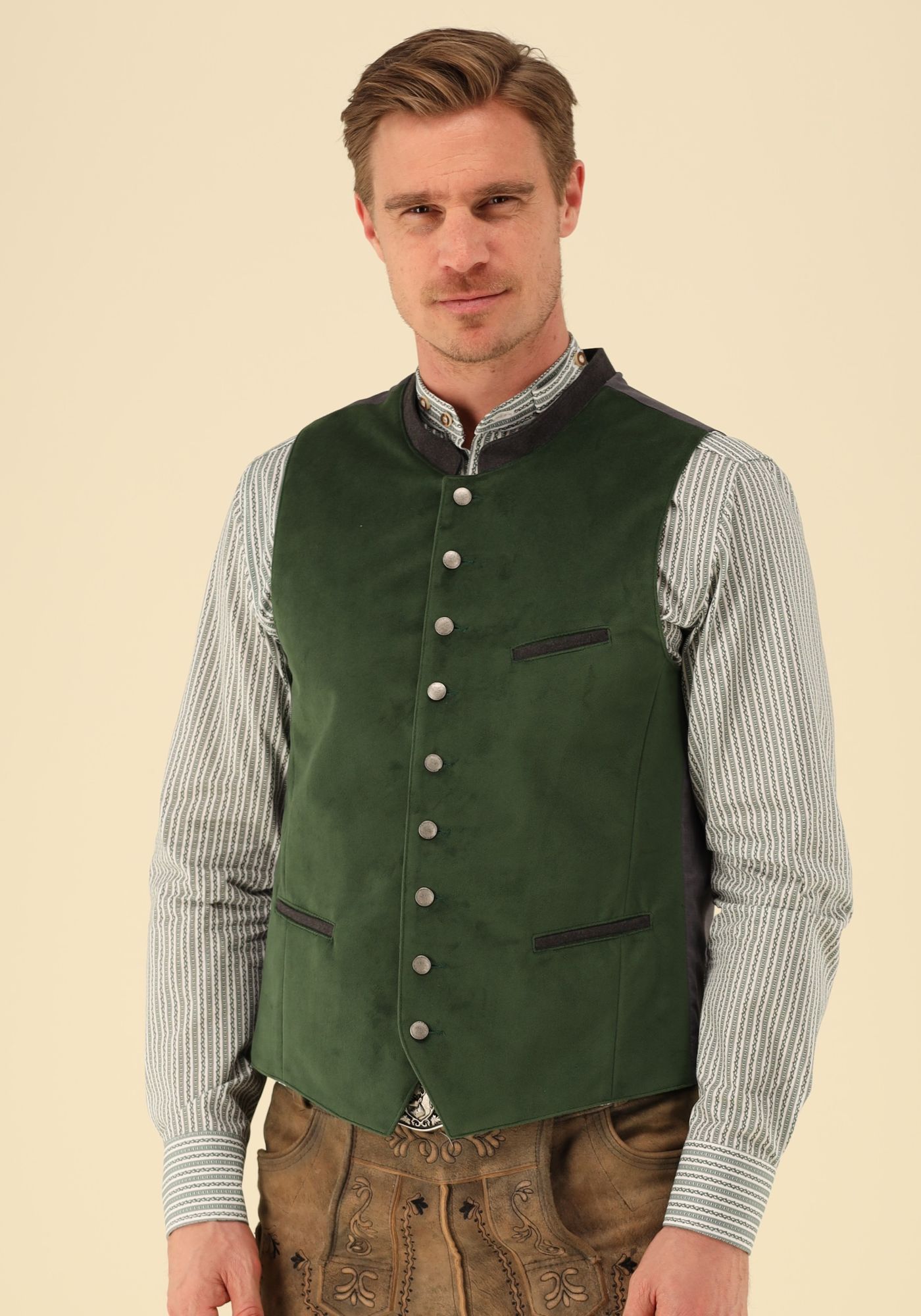Gipfelstürmer Trachtenweste Slim Fit Elorut