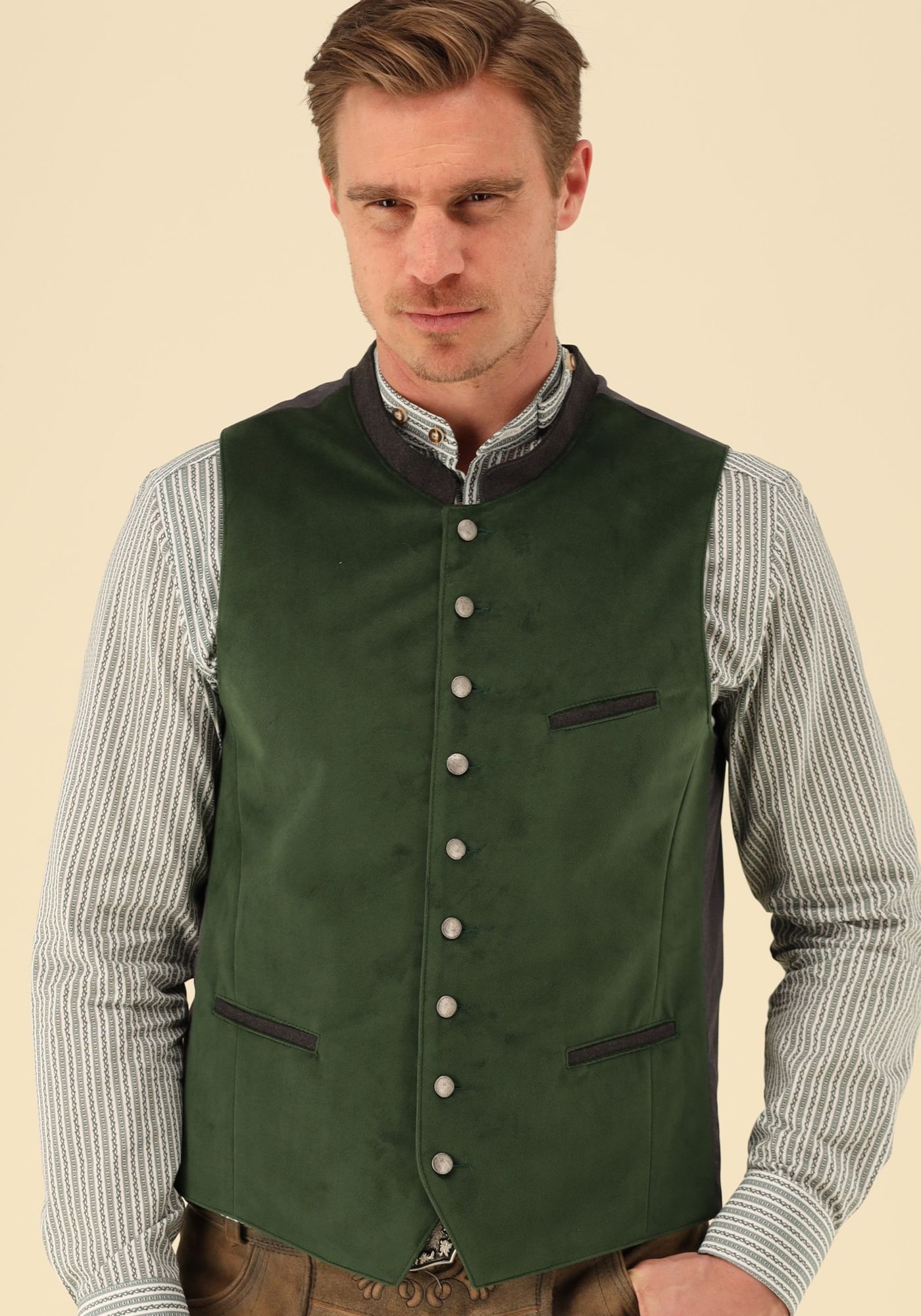 Gipfelstürmer Trachtenweste Slim Fit Elorut