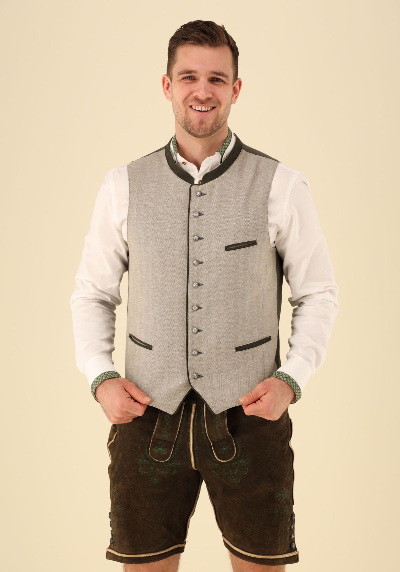 Gipfelstürmer Trachtenweste Slim Fit Xonira