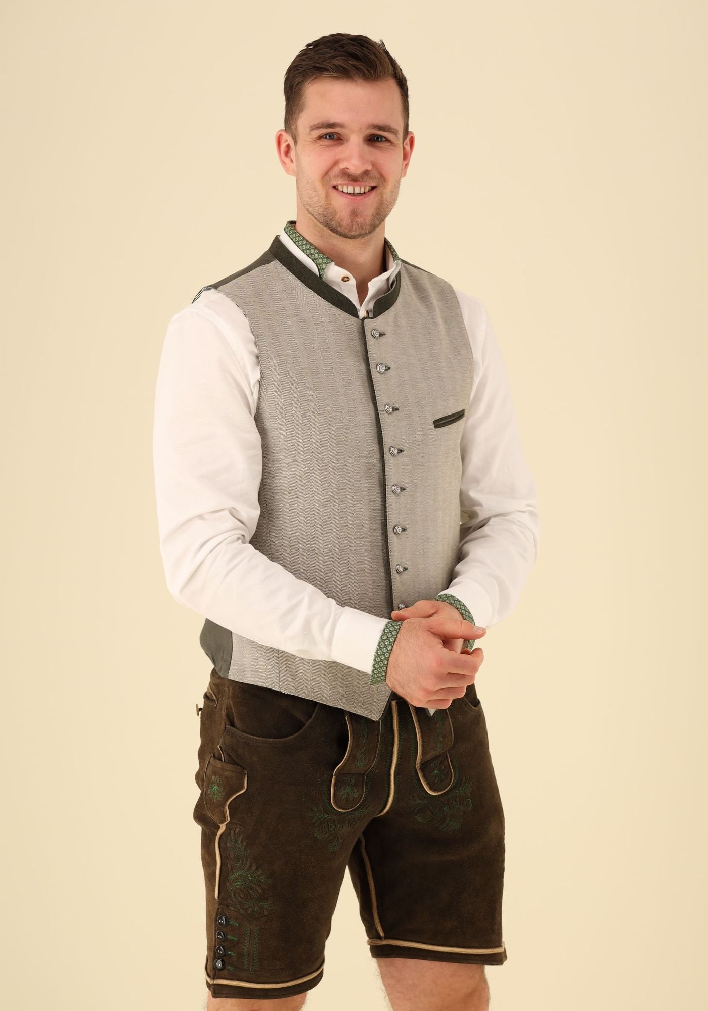 Gipfelstürmer Trachtenweste Slim Fit Xonira