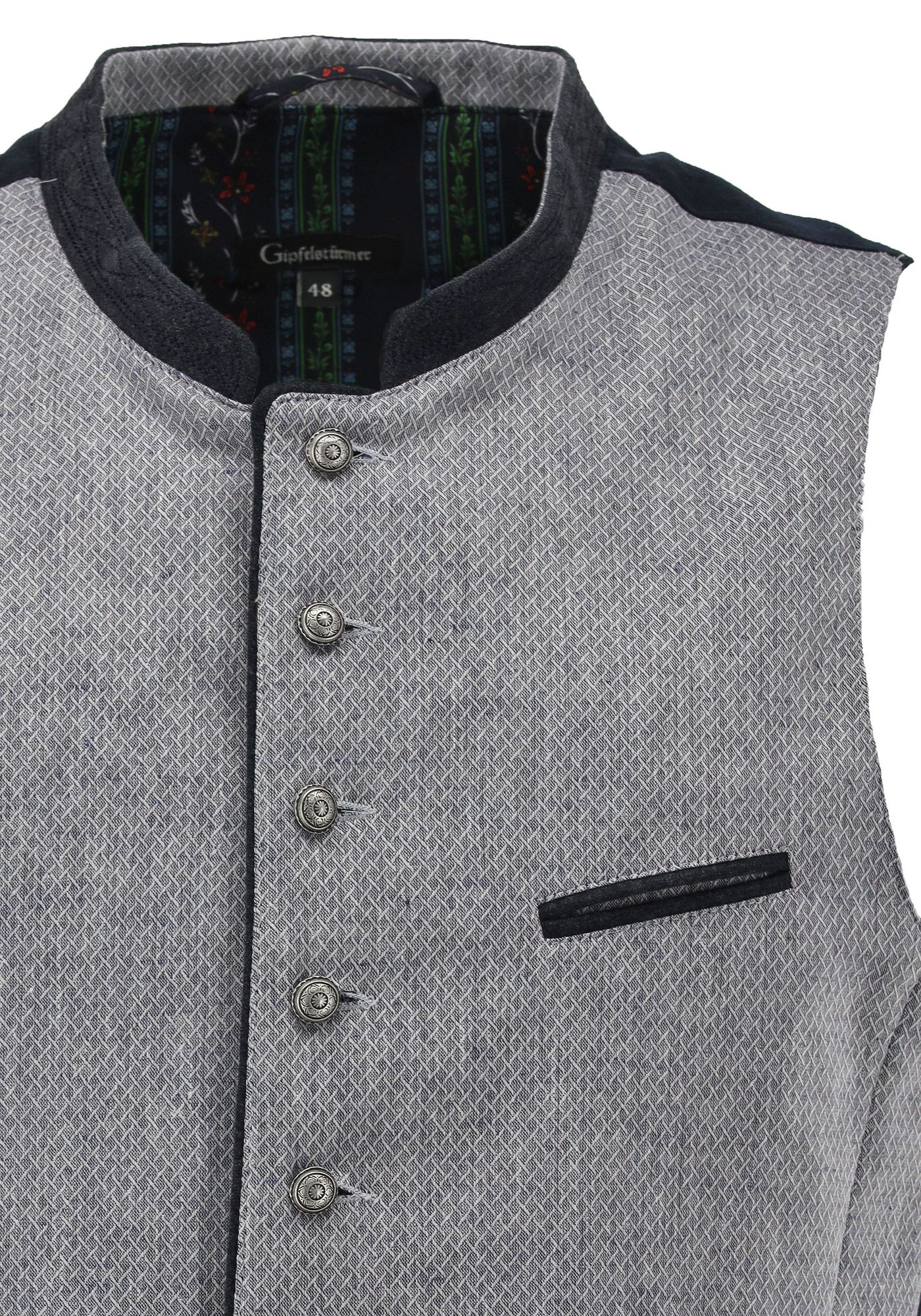 Gipfelstürmer Trachtenweste Slim Fit Swipe