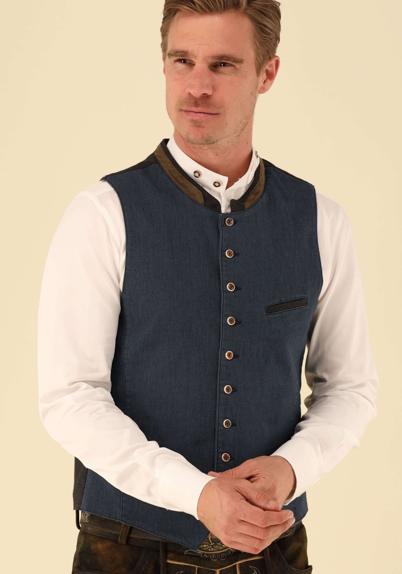 Gipfelstürmer Trachtenweste Slim Fit Stise