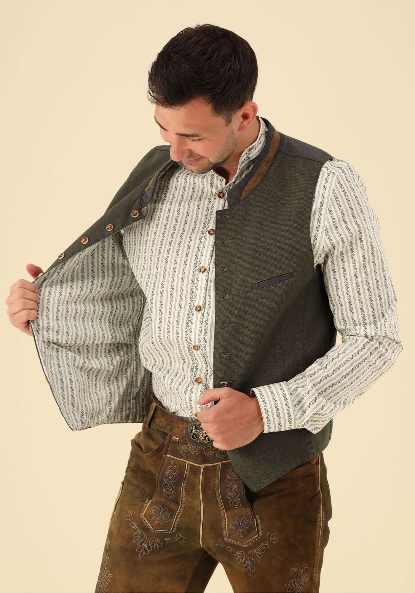 Gipfelstürmer Trachtenweste Slim Fit Stise