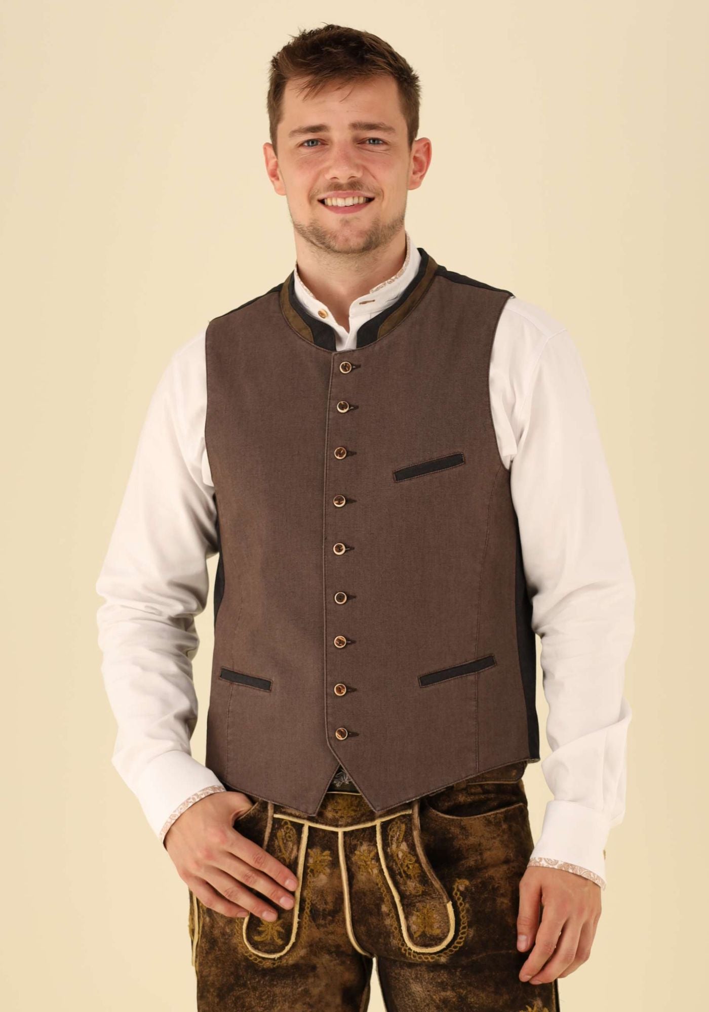Gipfelstürmer Trachtenweste Slim Fit Stise