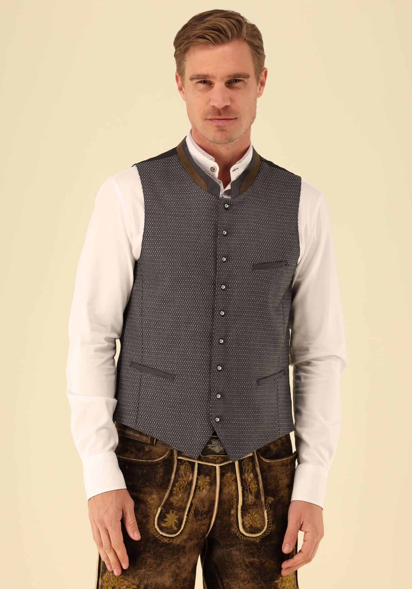 Gipfelstürmer Trachtenweste Slim Fit Dario