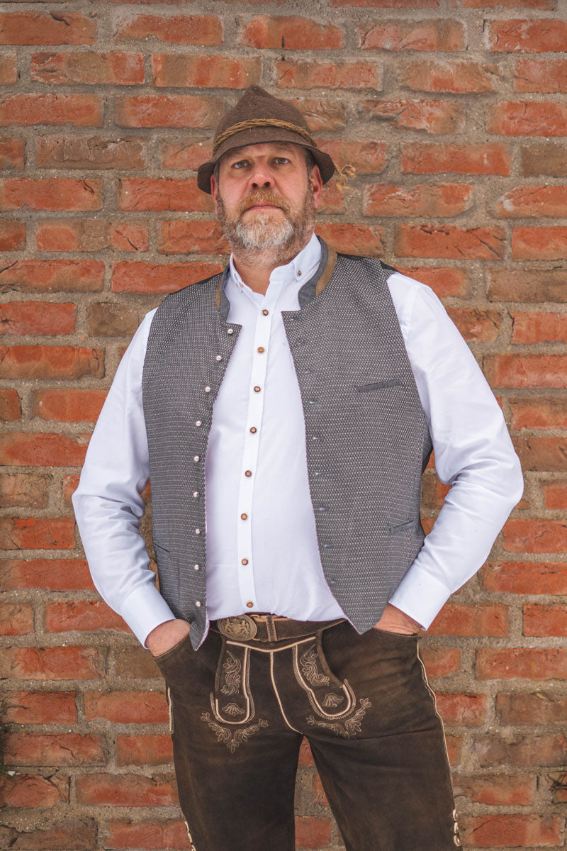 Gipfelstürmer Trachtenweste Slim Fit Dario