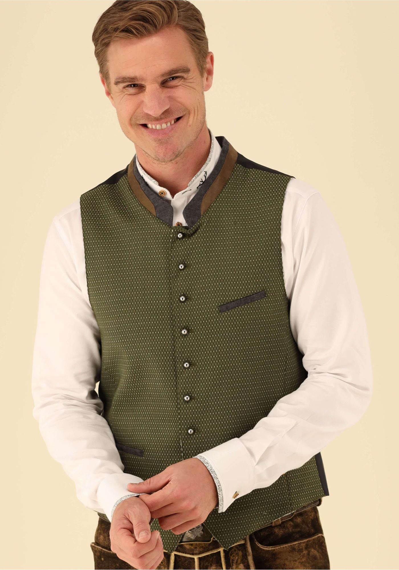 Gipfelstürmer Trachtenweste Slim Fit Dario