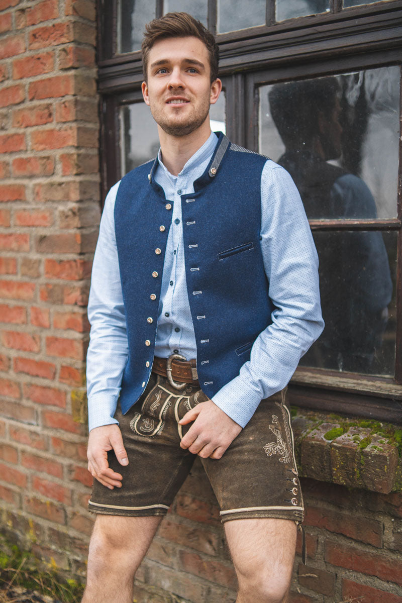 Gipfelstürmer Trachtenweste Slim Fit Bagil