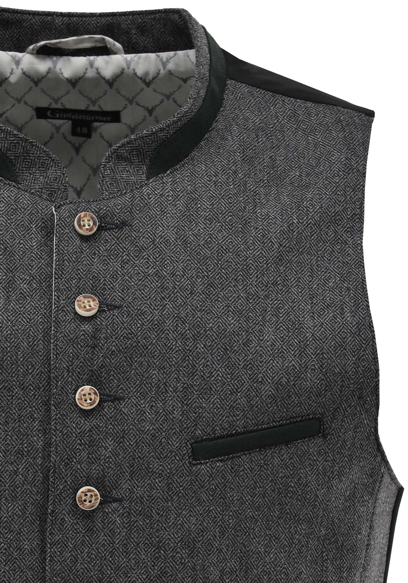Gipfelstürmer Trachtenweste Slim Fit Macri