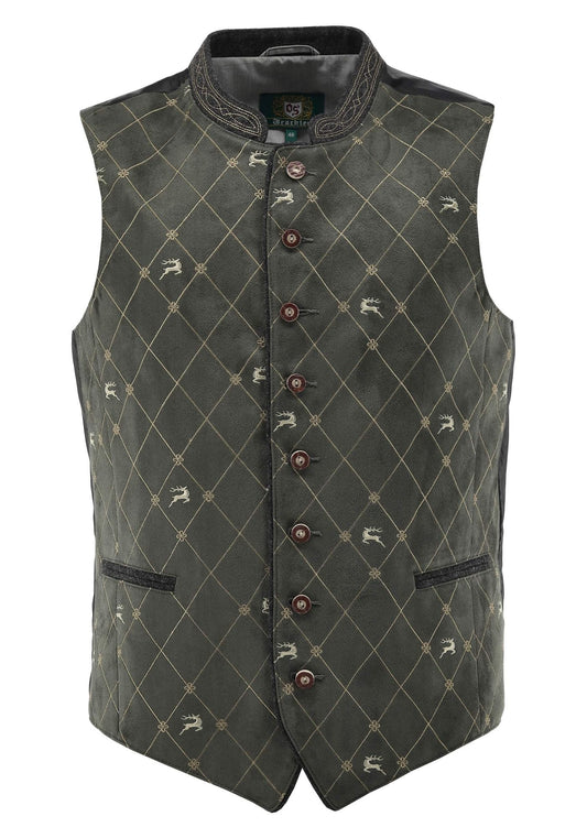 OS Trachten Trachtenweste Slim Fit Skoso