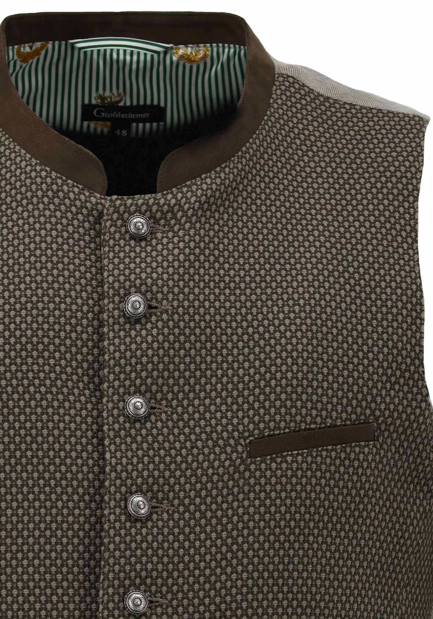 Gipfelstürmer Trachtenweste Slim Fit Umuwi