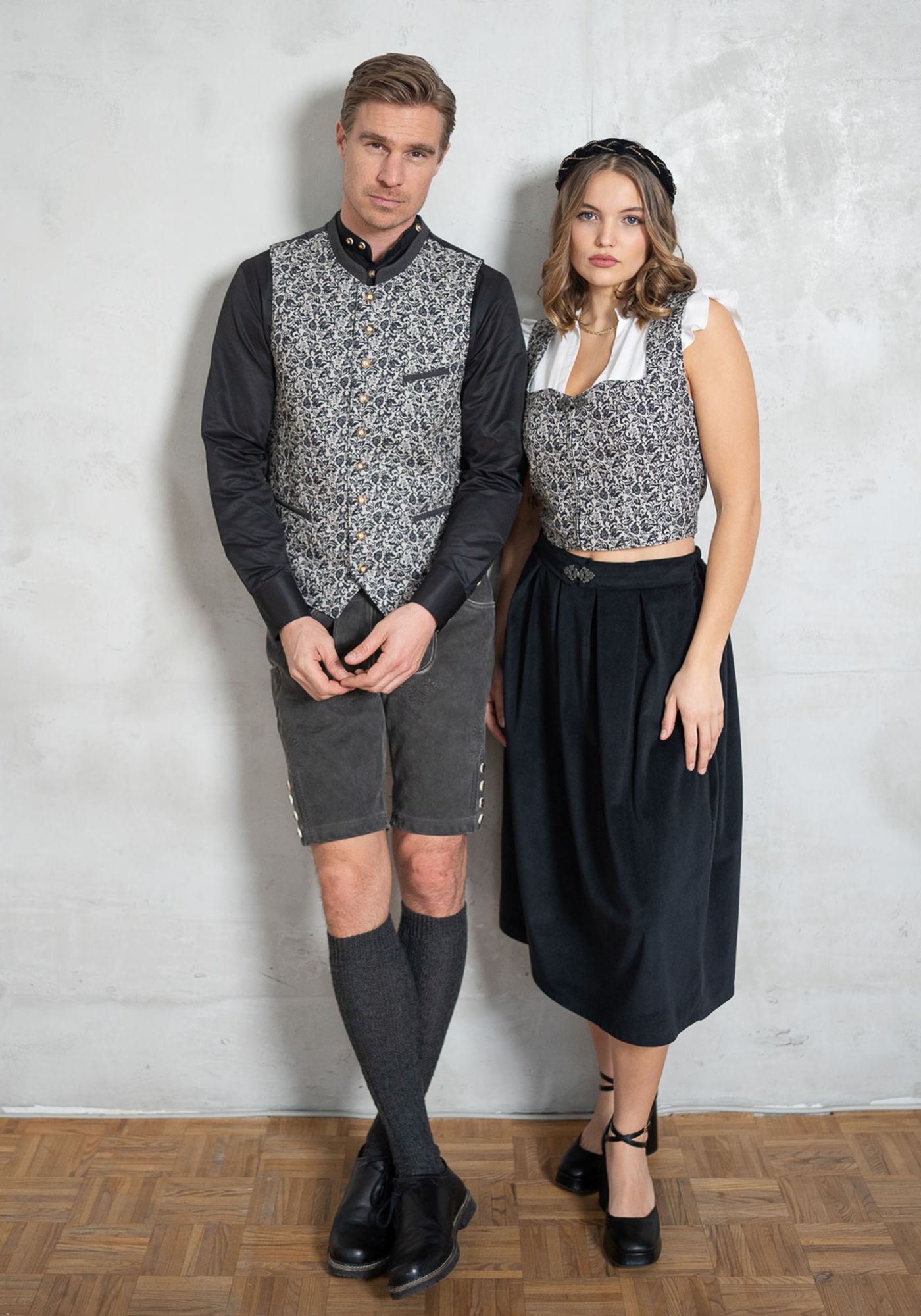 Gipfelstürmer Trachtenweste Slim Fit Guwipi