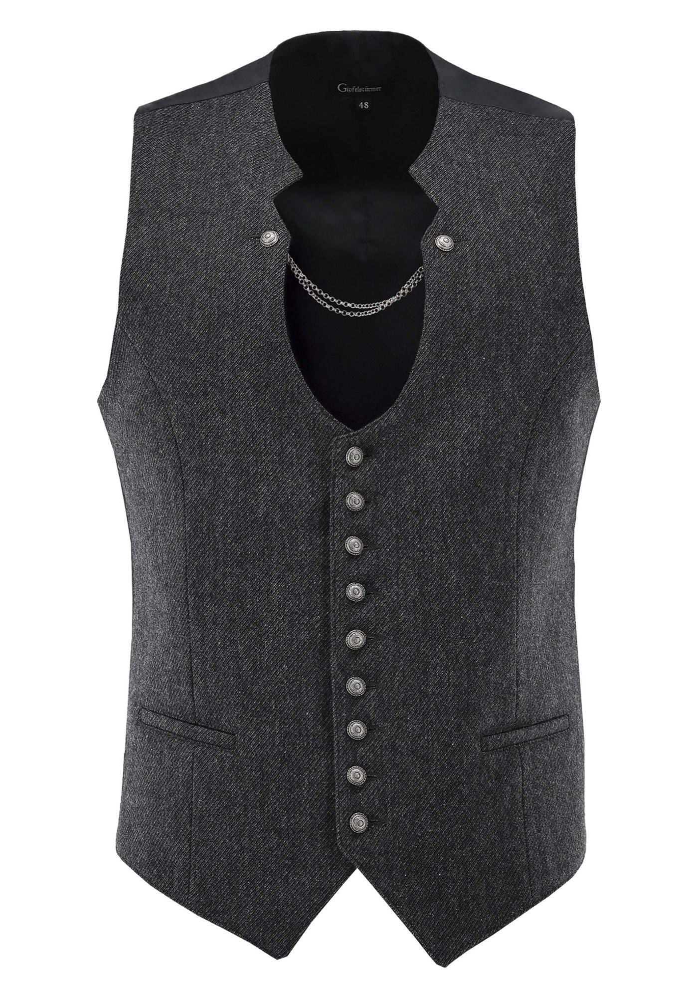 Gipfelstürmer Trachtenweste Miesbacher Slim Fit Okomer