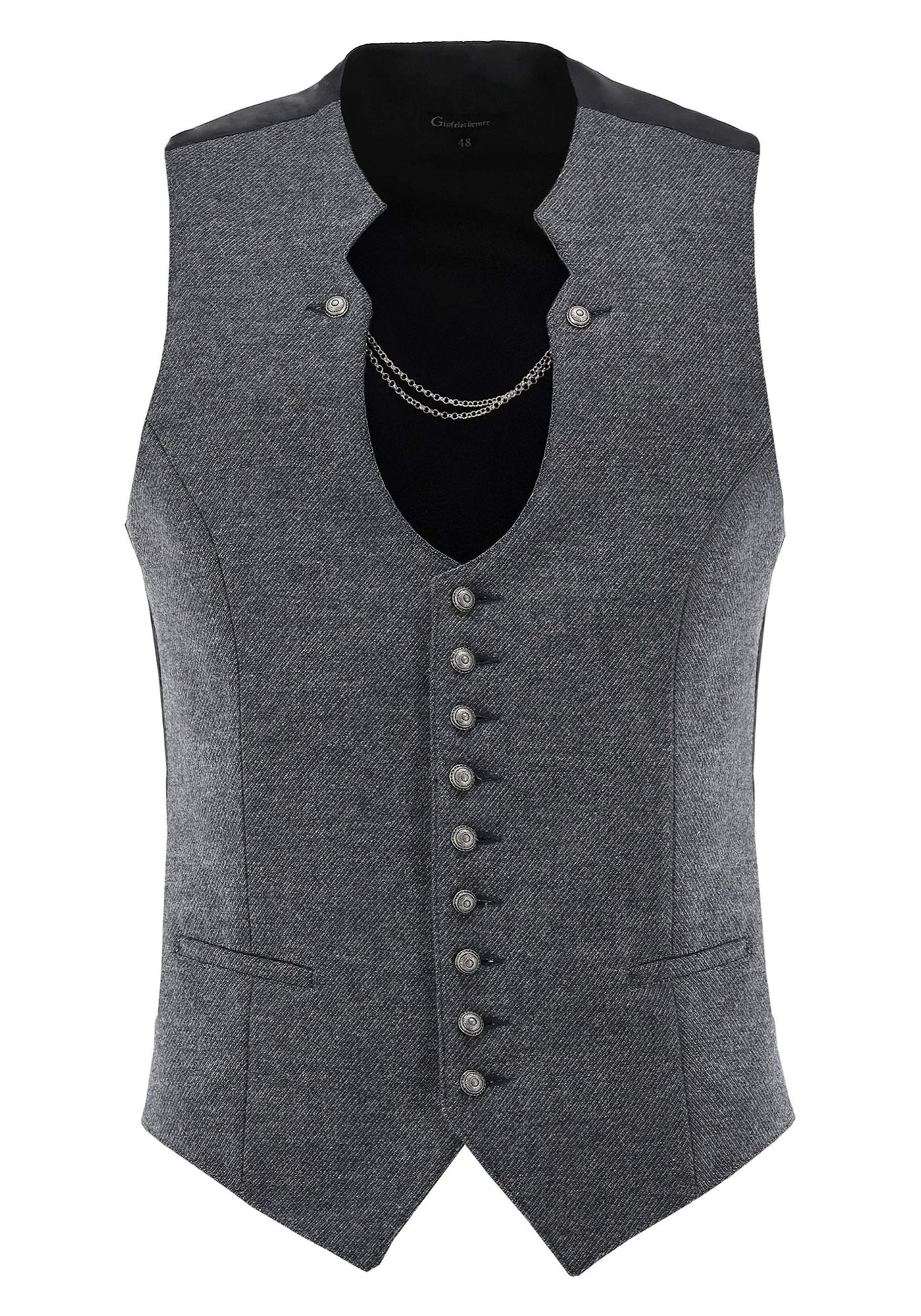 Gipfelstürmer Trachtenweste Miesbacher Slim Fit Okomer
