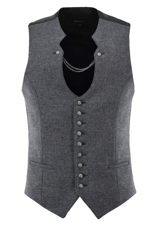 Gipfelstürmer Trachtenweste Miesbacher Slim Fit Okomer