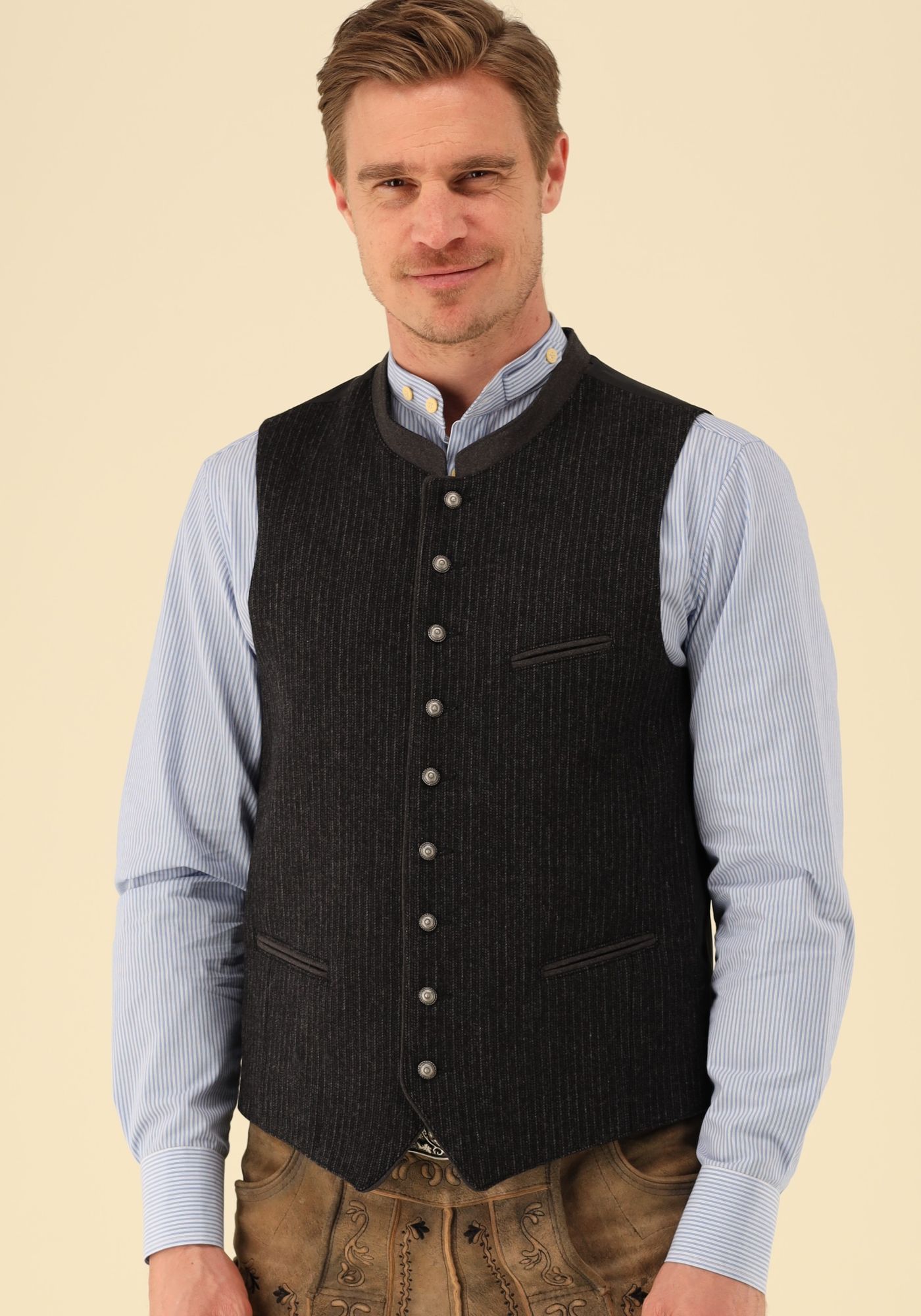 Gipfelstürmer Trachtenweste Slim Fit Prulu
