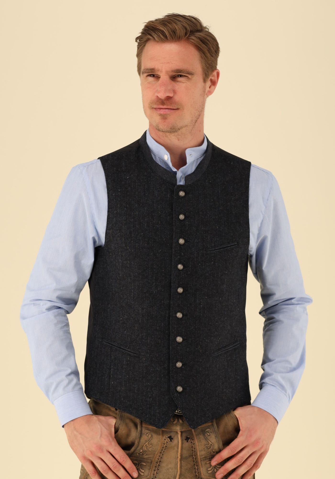 Gipfelstürmer Trachtenweste Slim Fit Pokafe