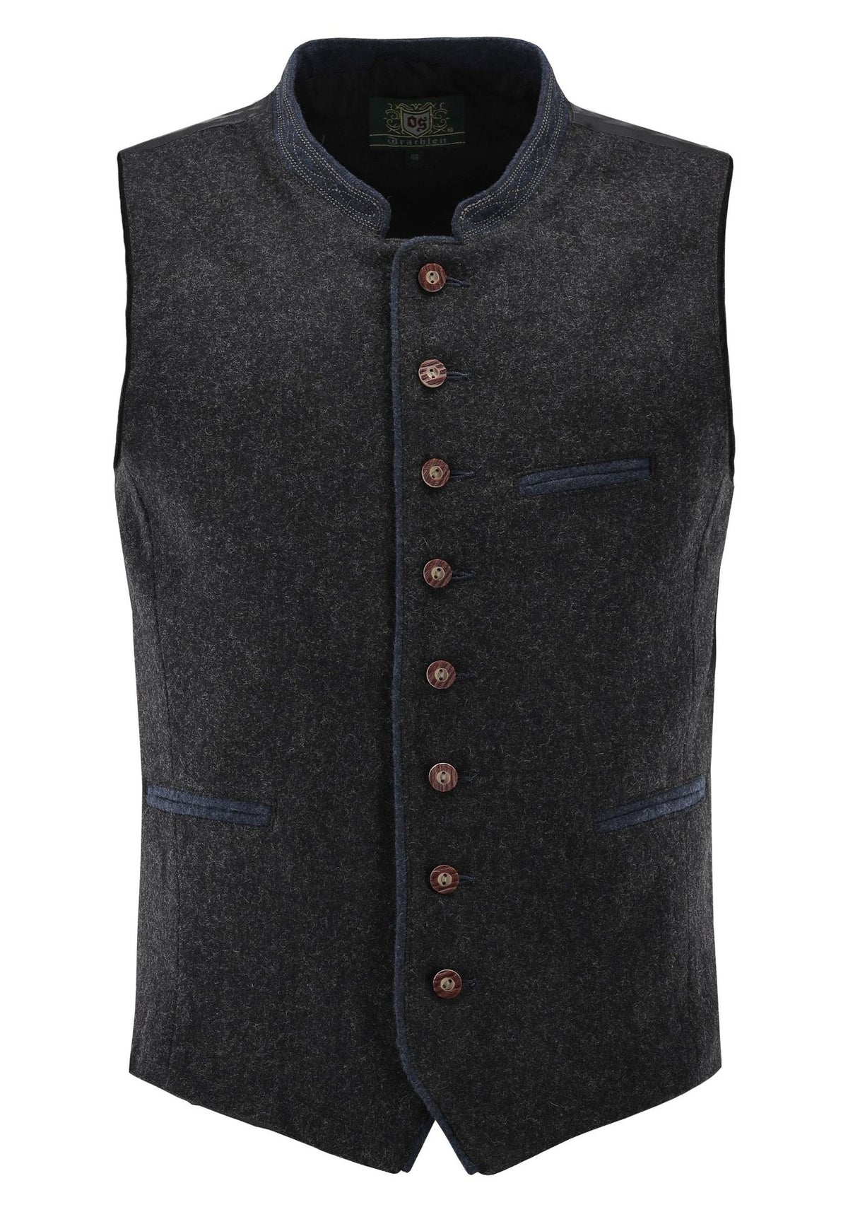 OS Trachten Trachtenweste Slim Fit Thoyad