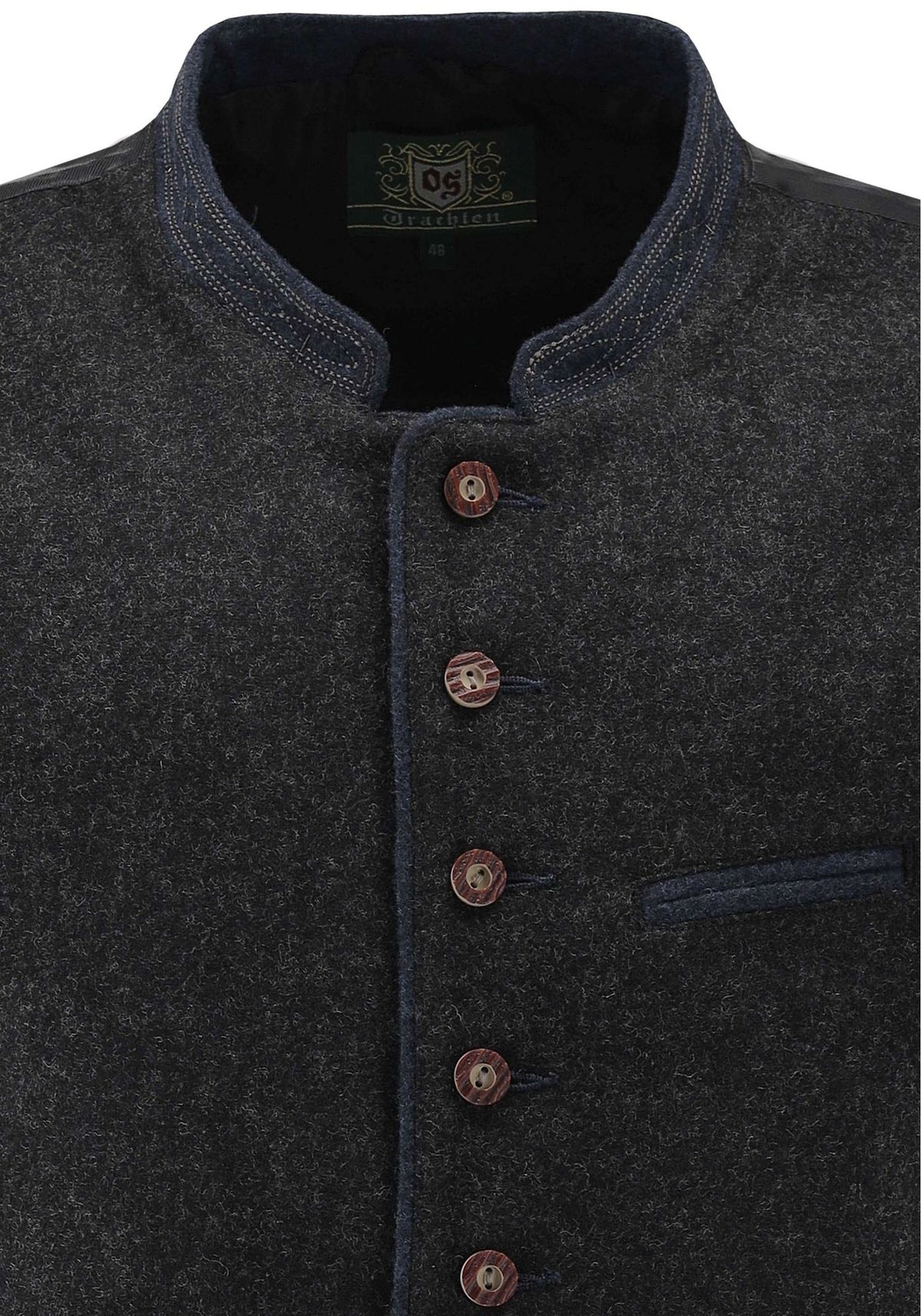 OS Trachten Trachtenweste Slim Fit Thoyad