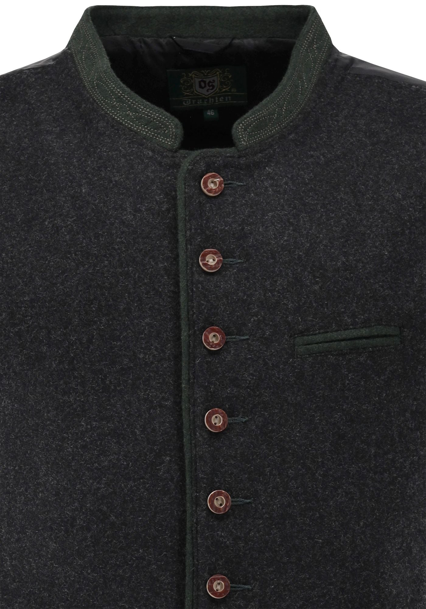 OS Trachten Trachtenweste Slim Fit Thoyad