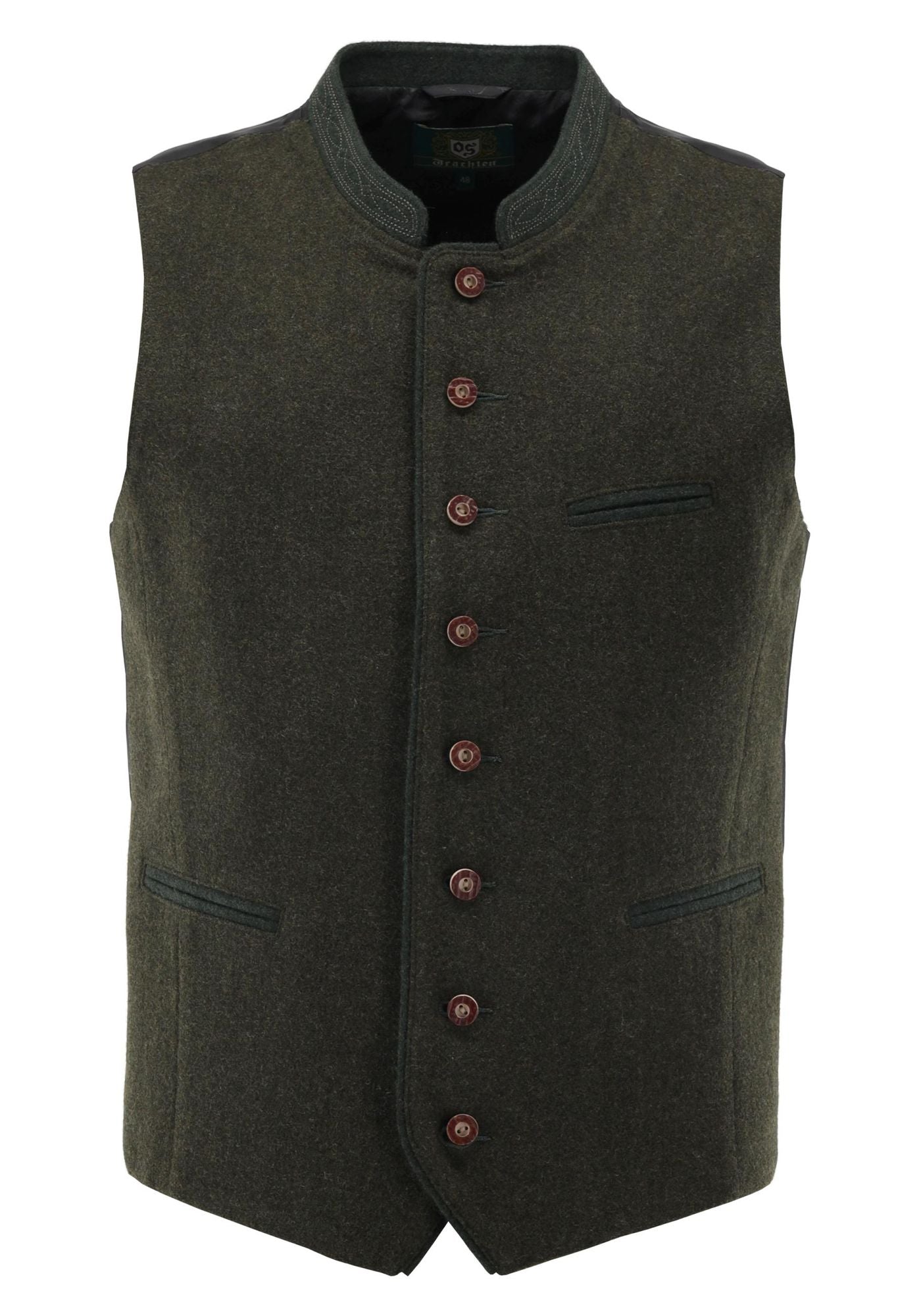 OS Trachten Trachtenweste Slim Fit Thoyad