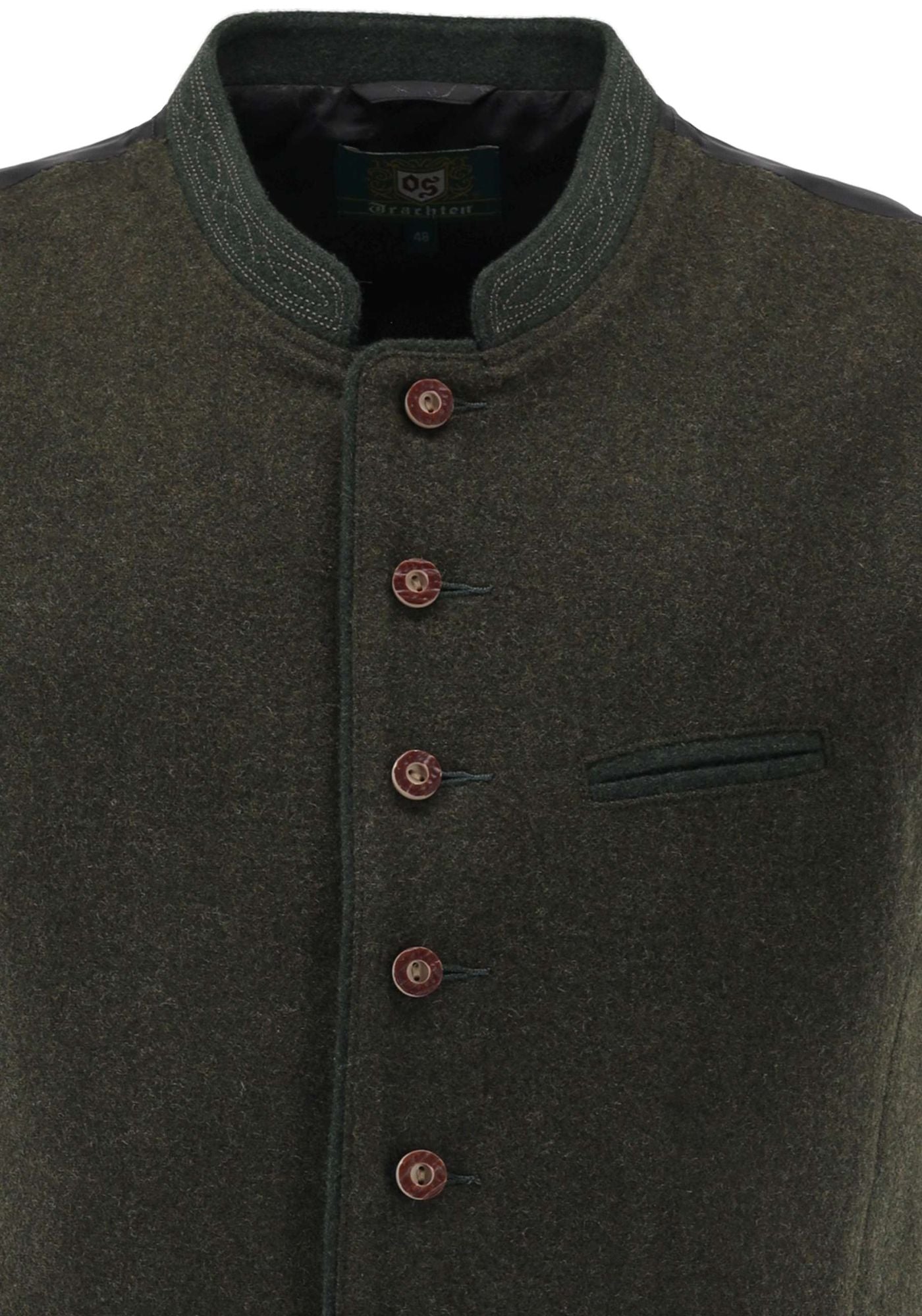 OS Trachten Trachtenweste Slim Fit Thoyad