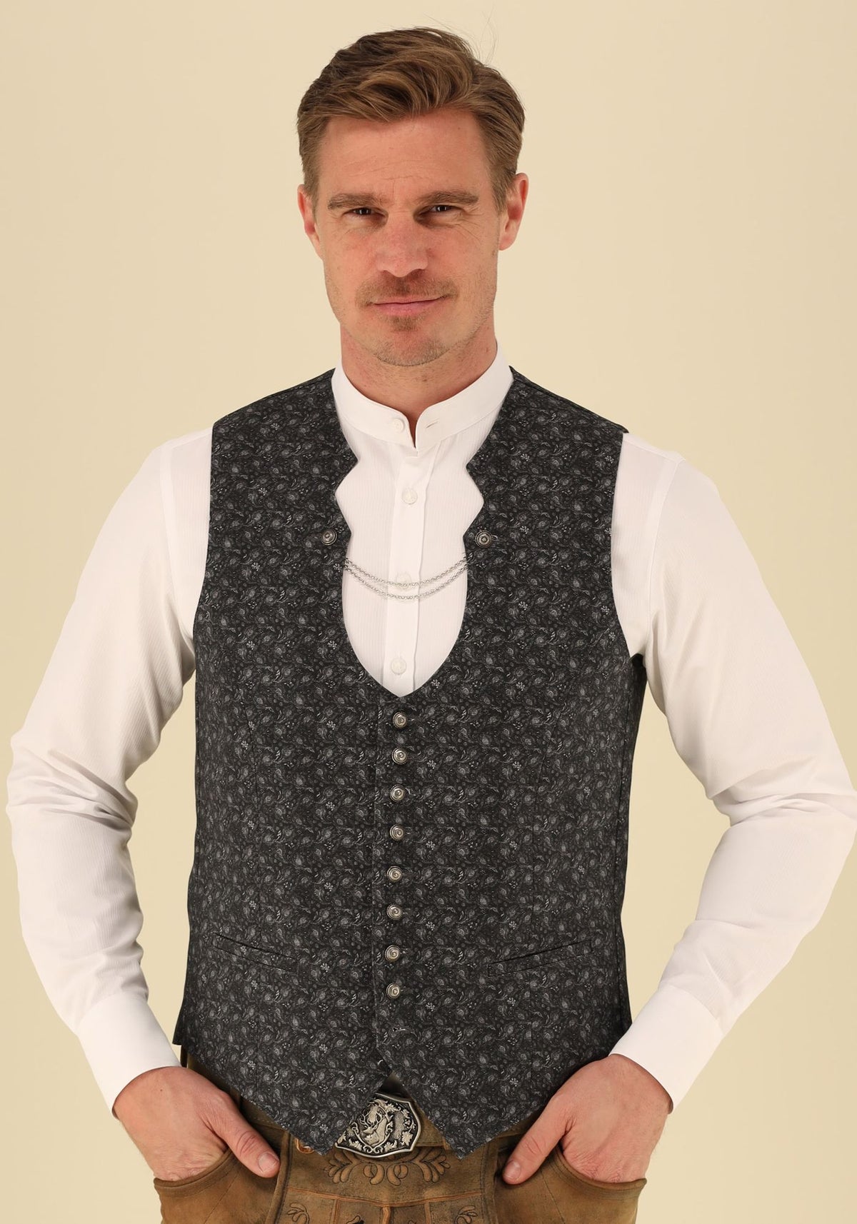 Gipfelstürmer Trachtenweste Slim Fit Vinko