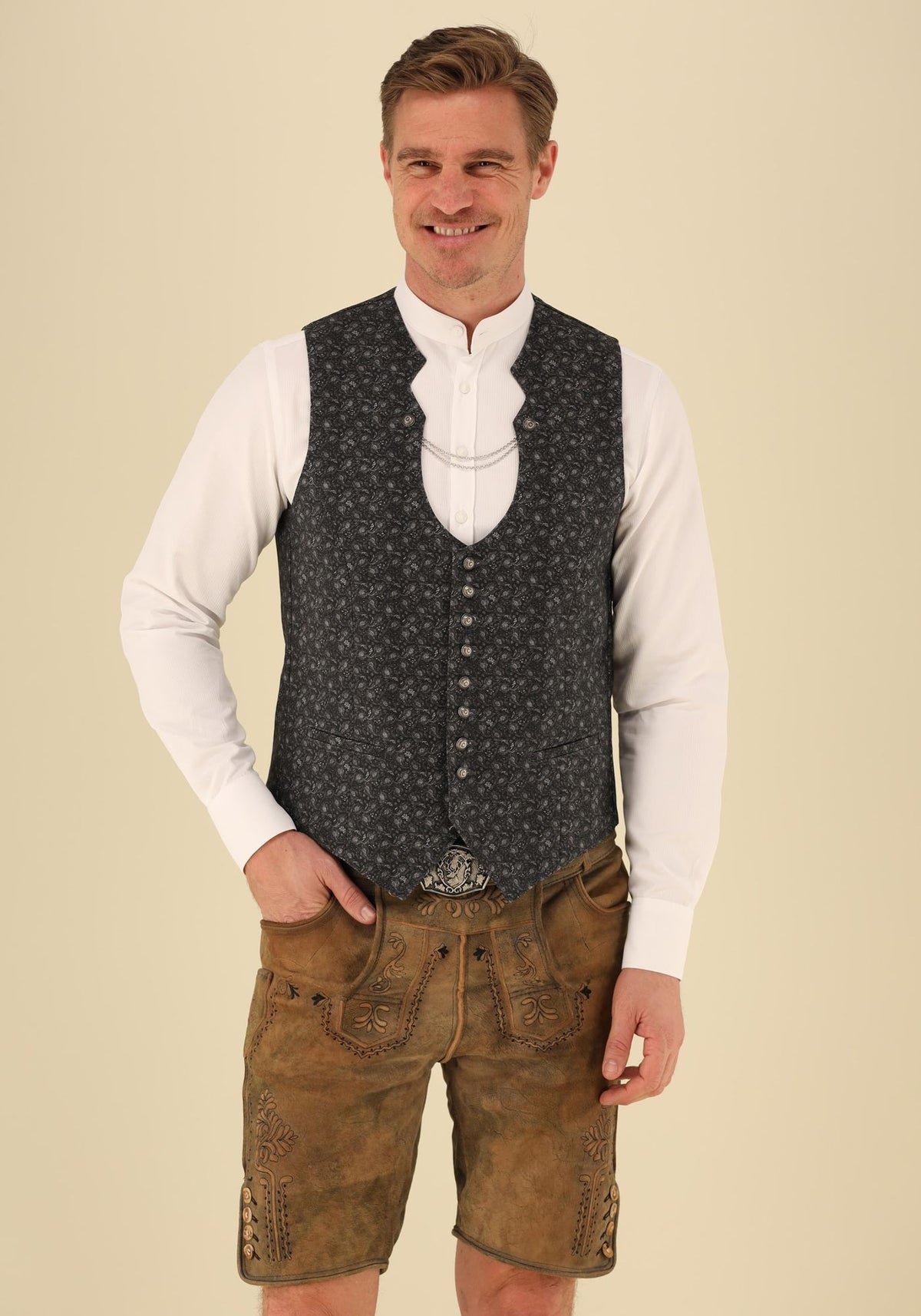 Gipfelstürmer Trachtenweste Slim Fit Vinko