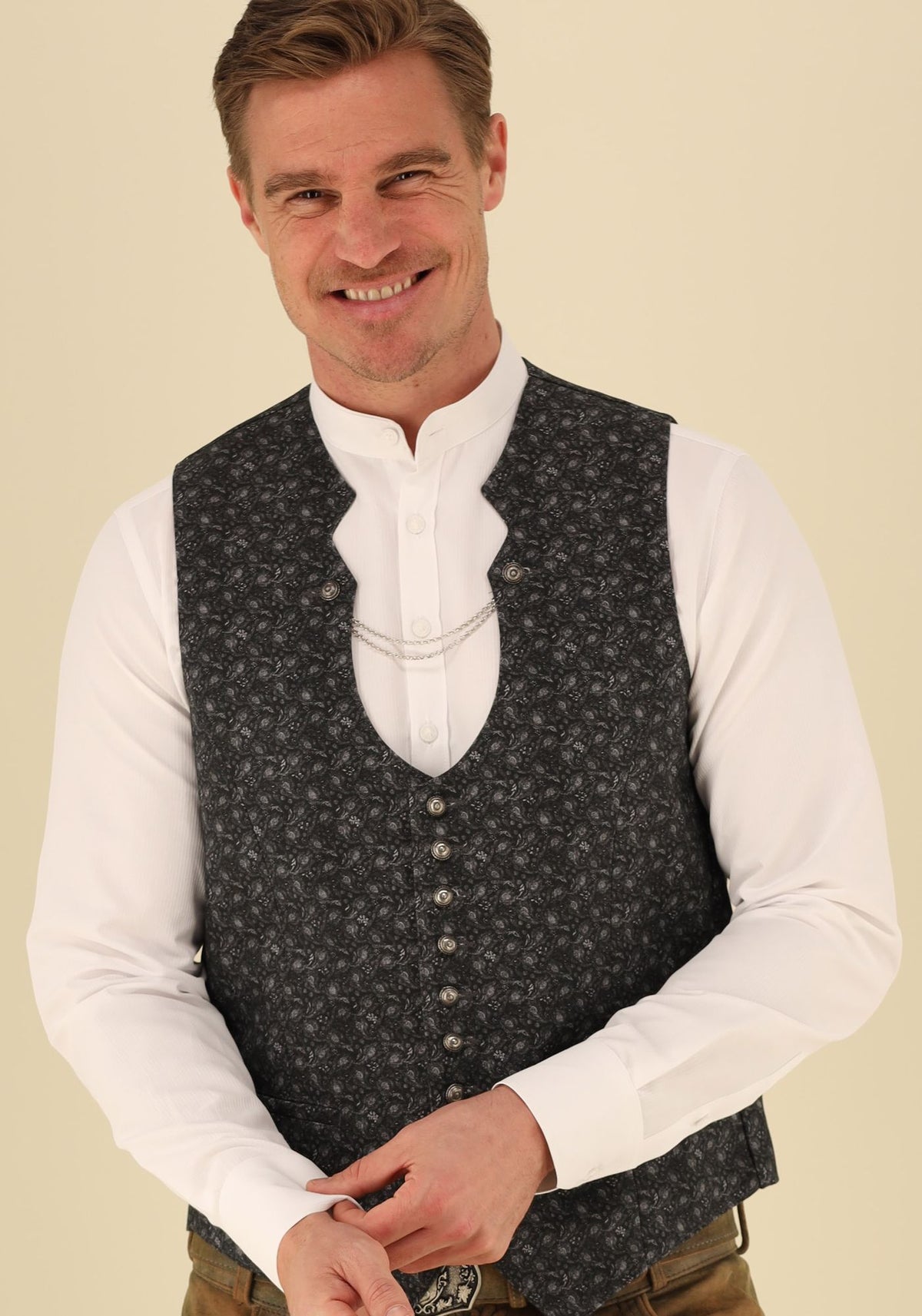 Gipfelstürmer Trachtenweste Slim Fit Vinko