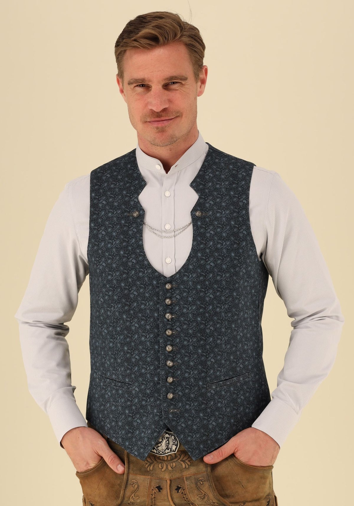 Gipfelstürmer Trachtenweste Slim Fit Vinko