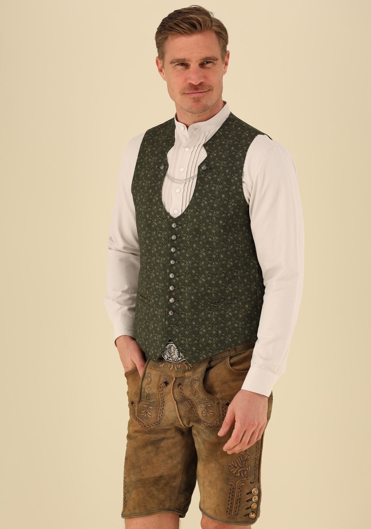 Gipfelstürmer Trachtenweste Slim Fit Vinko