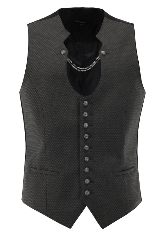 Gipfelstürmer Trachtenweste Slim Fit Kelvar