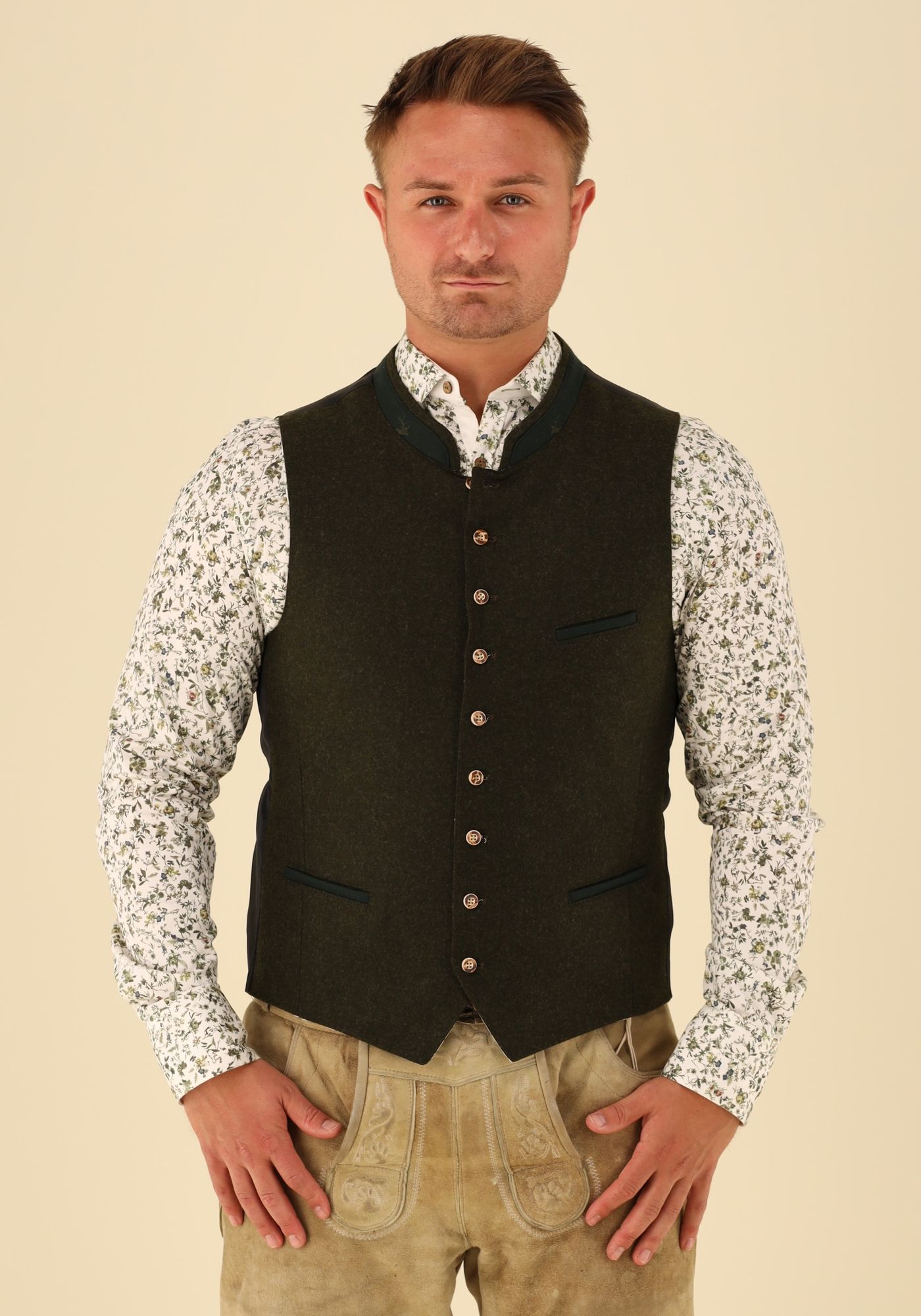 Gipfelstürmer Trachtenweste Slim Fit Ermoyo