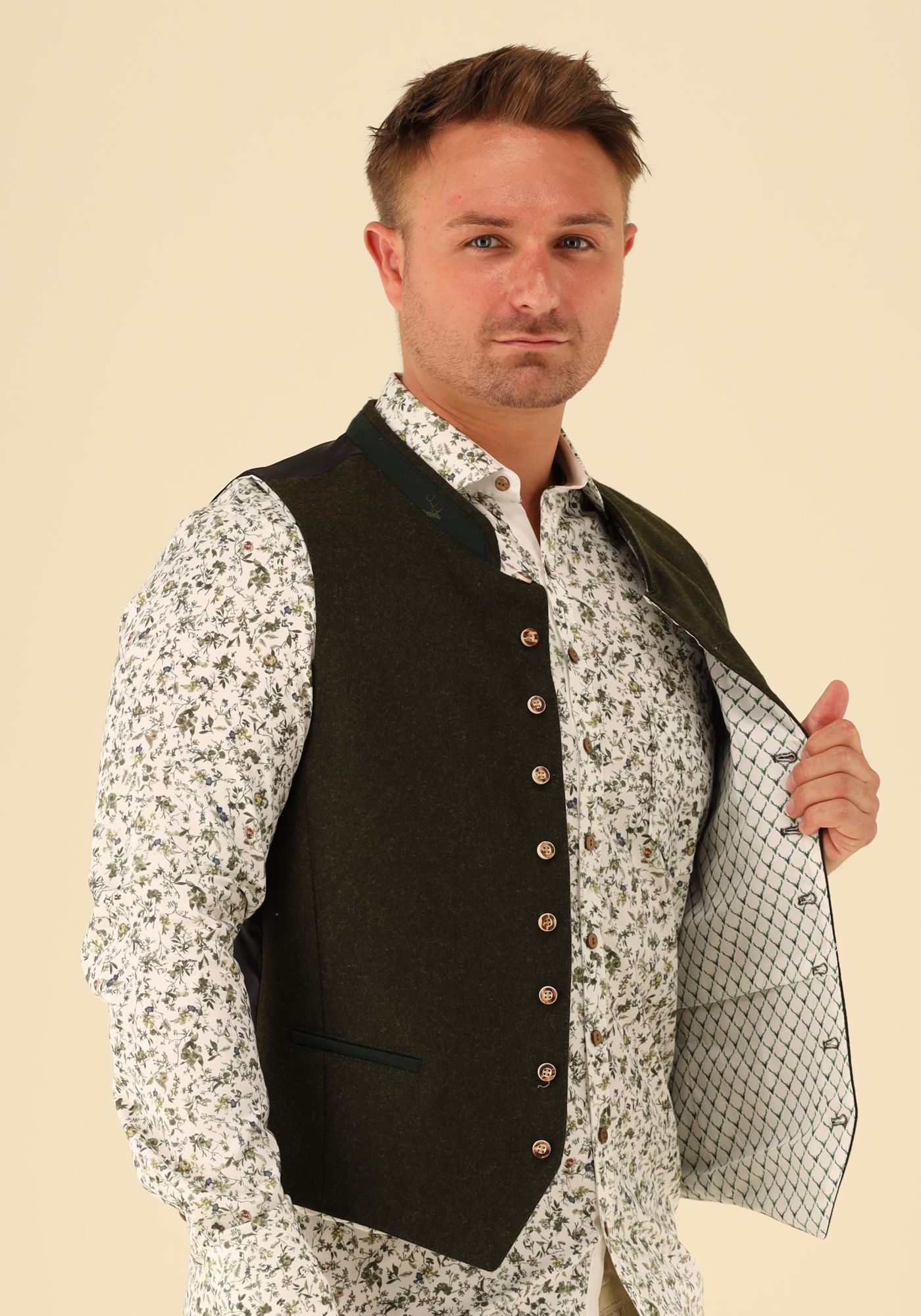 Gipfelstürmer Trachtenweste Slim Fit Ermoyo