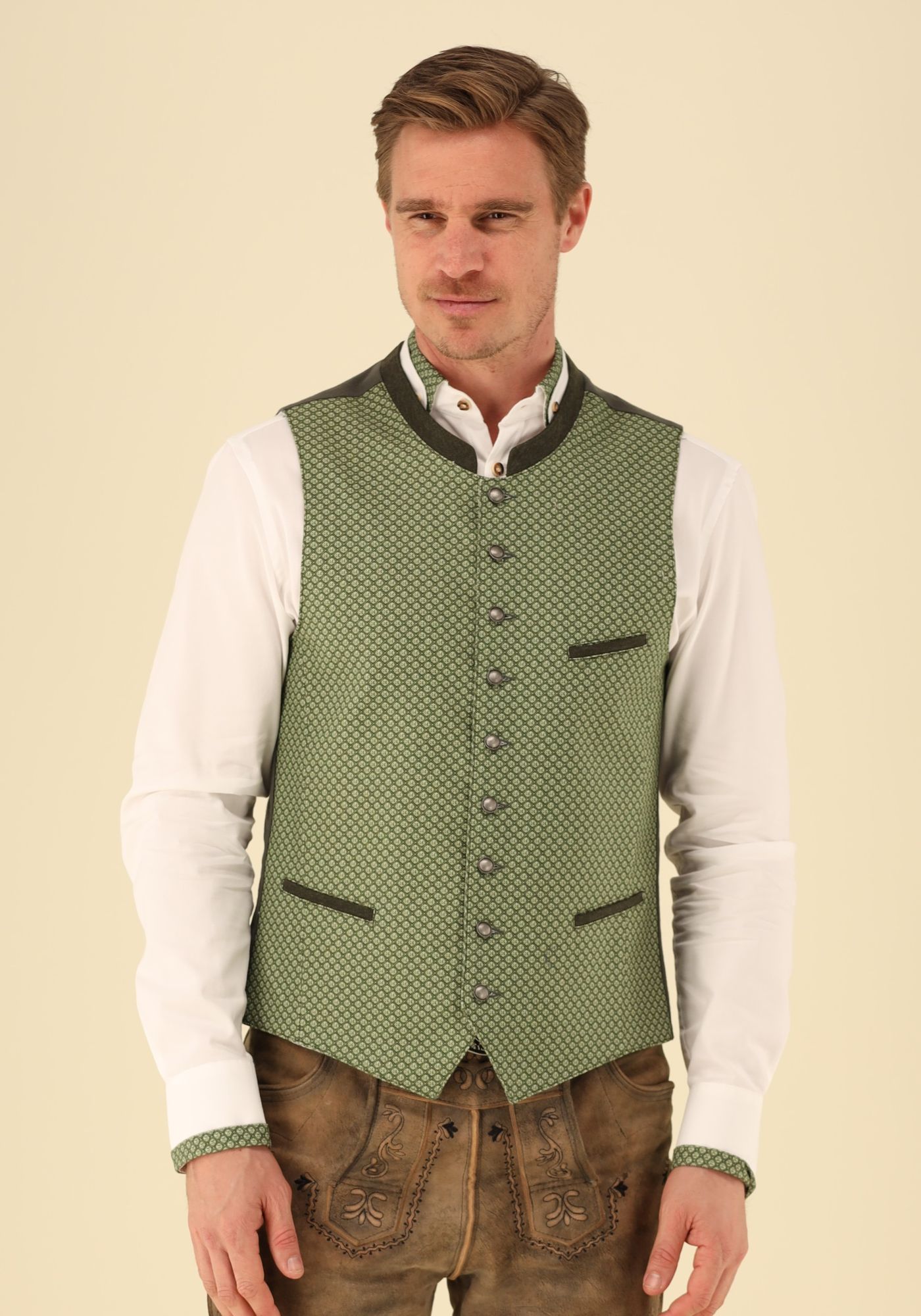 Gipfelstürmer Trachtenweste Slim Fit Drope