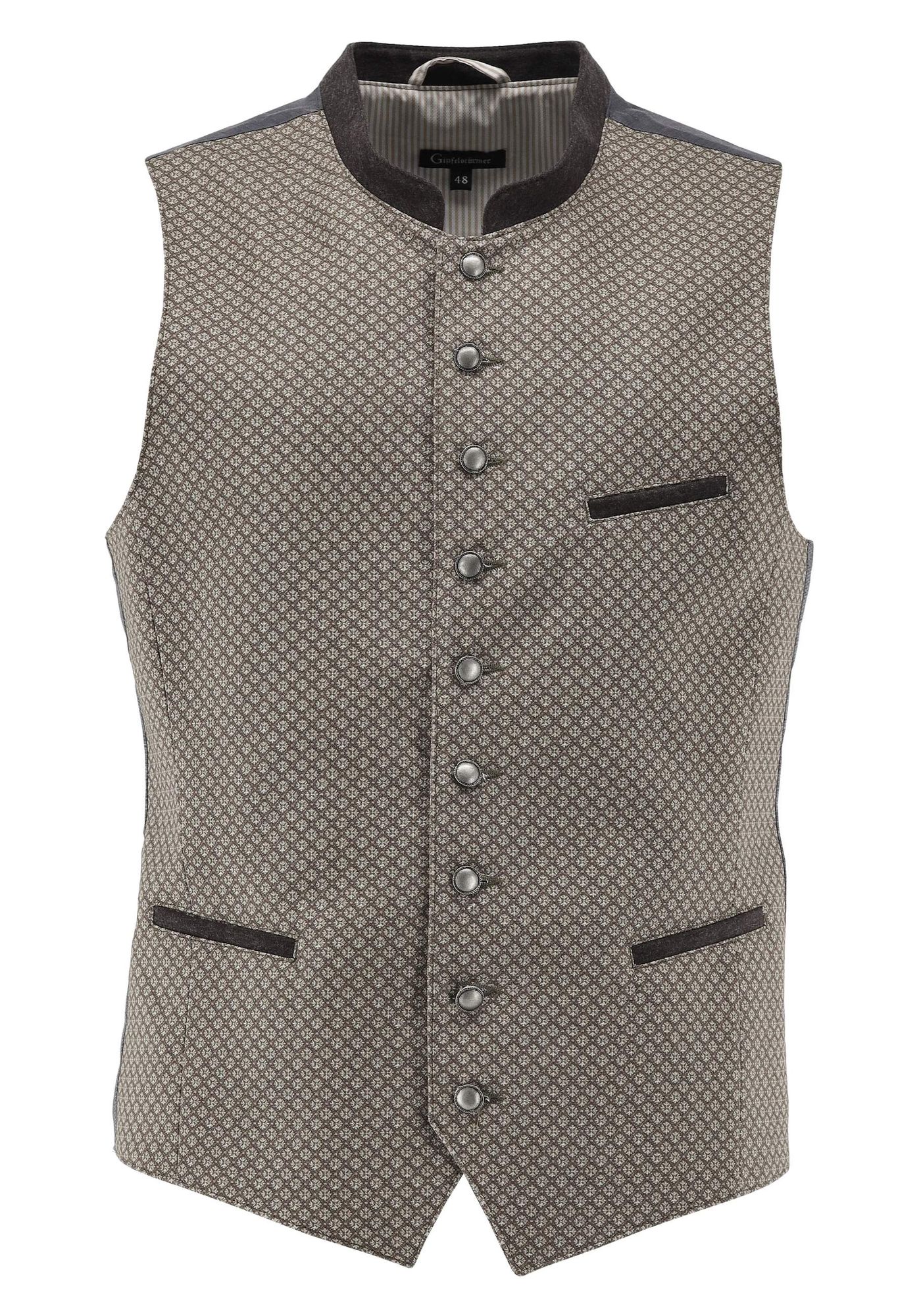 Gipfelstürmer Trachtenweste Slim Fit Drope
