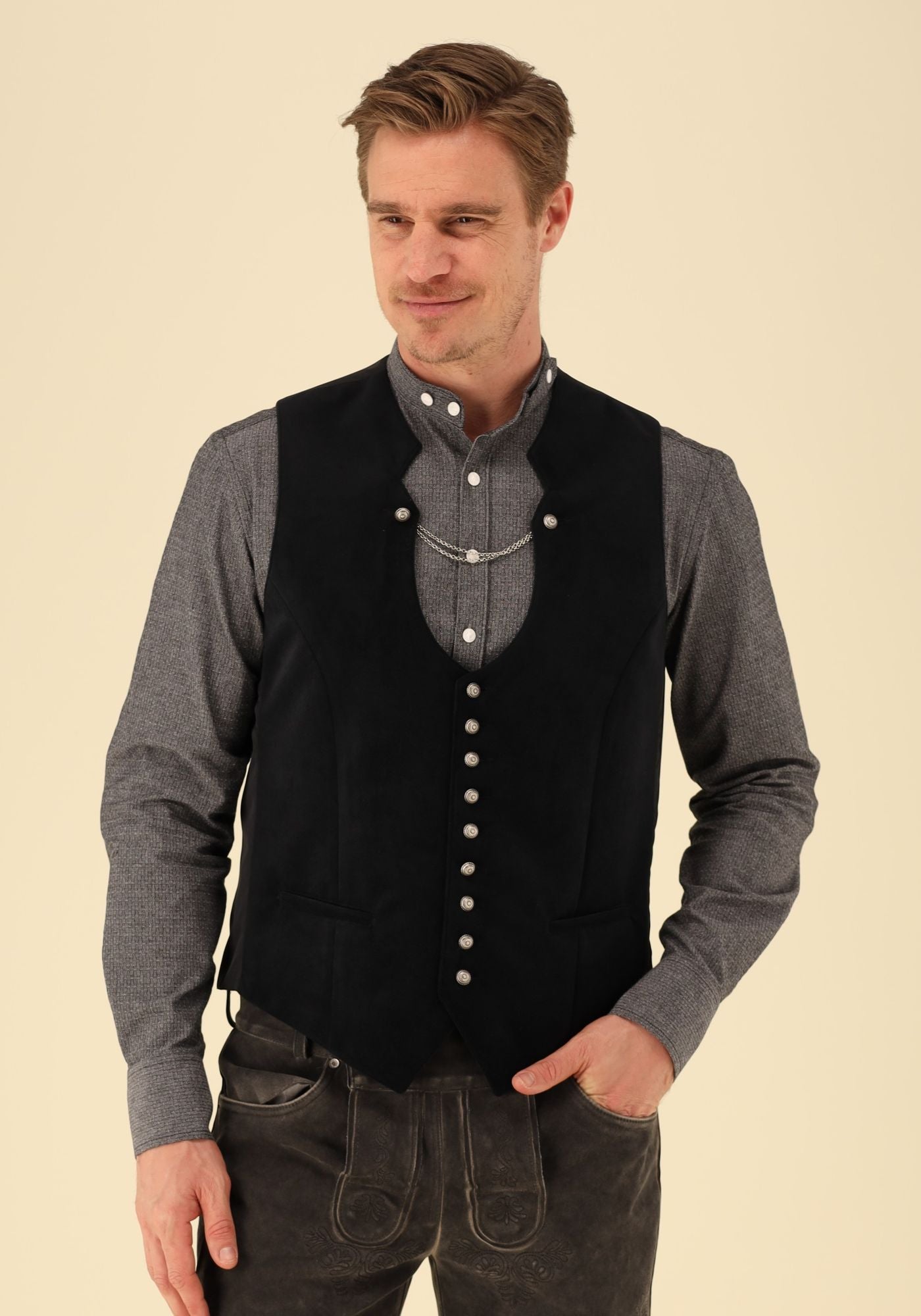 Gipfelstürmer Miesbacher Weste Slim Fit Tukeo