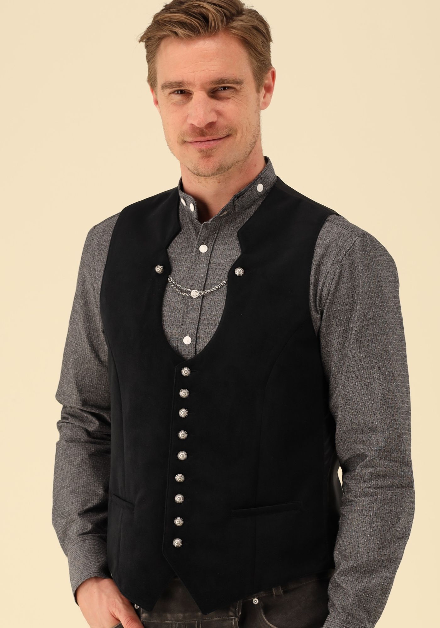 Gipfelstürmer Miesbacher Weste Slim Fit Tukeo