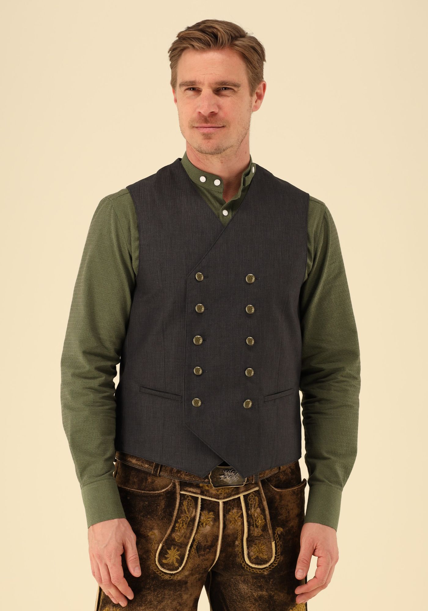 Gipfelstürmer Trachtenweste Slim Fit Bolmi