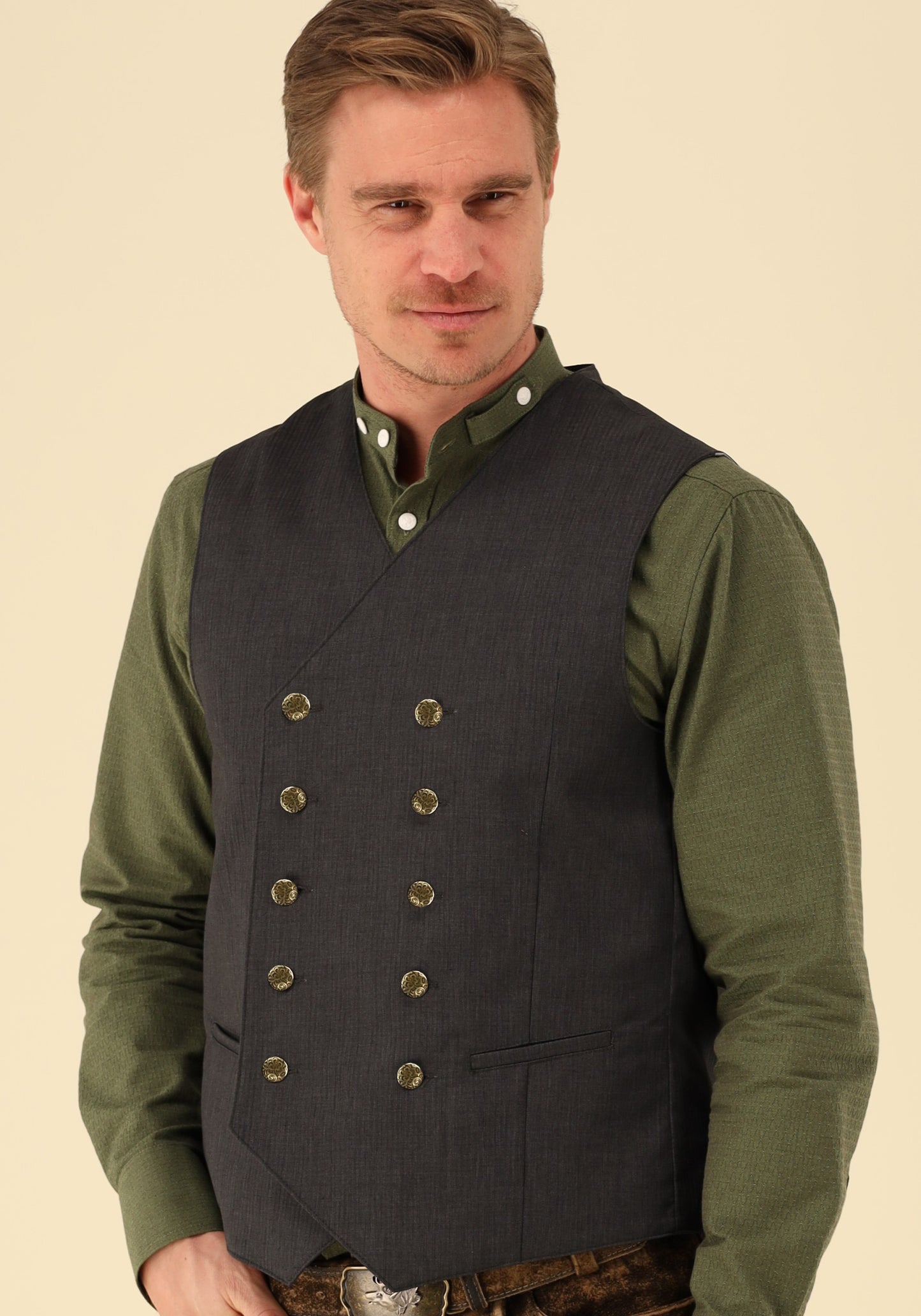 Gipfelstürmer Trachtenweste Slim Fit Bolmi