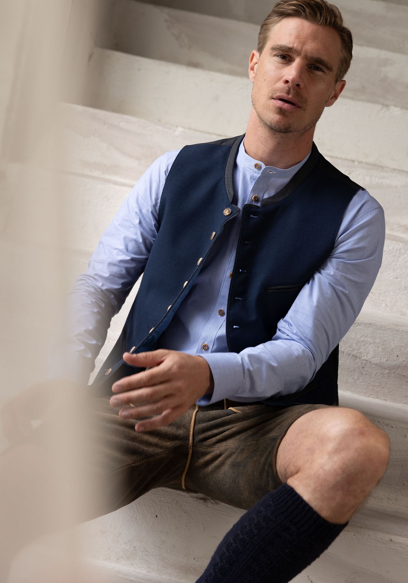 Gipfelstürmer Trachtenweste Slim Fit Liroo
