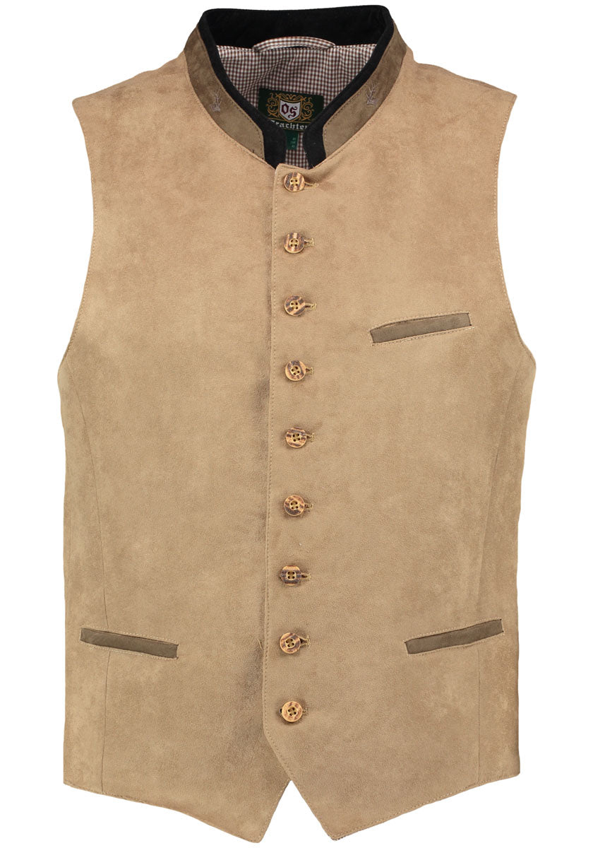 OS Trachten Trachtenweste Slim Fit Glayon