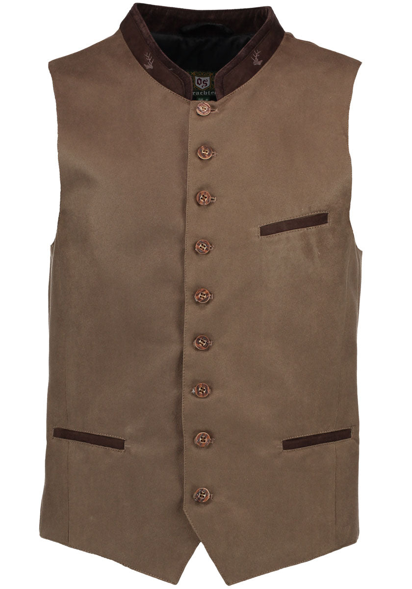 OS Trachten Trachtenweste Slim Fit Glayon
