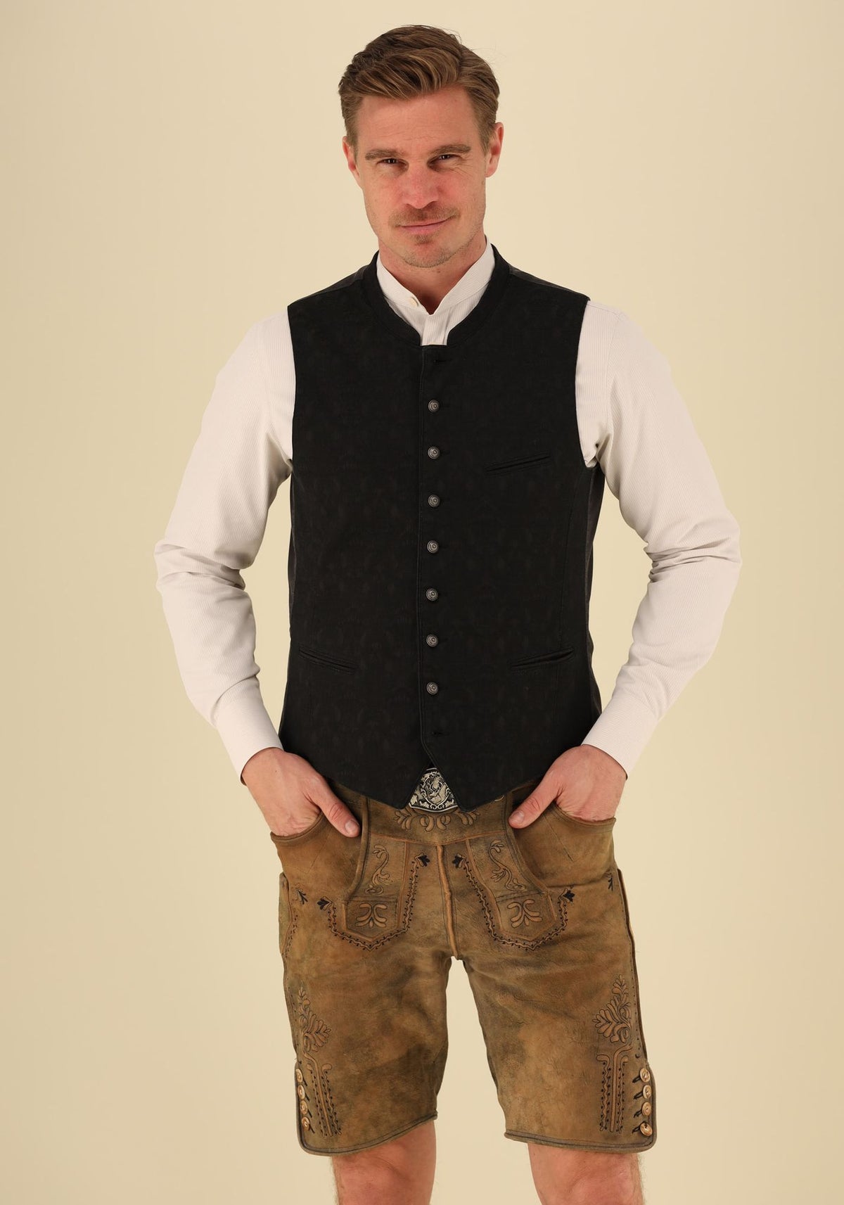 Gipfelstürmer Trachtenweste Slim Fit Timbo