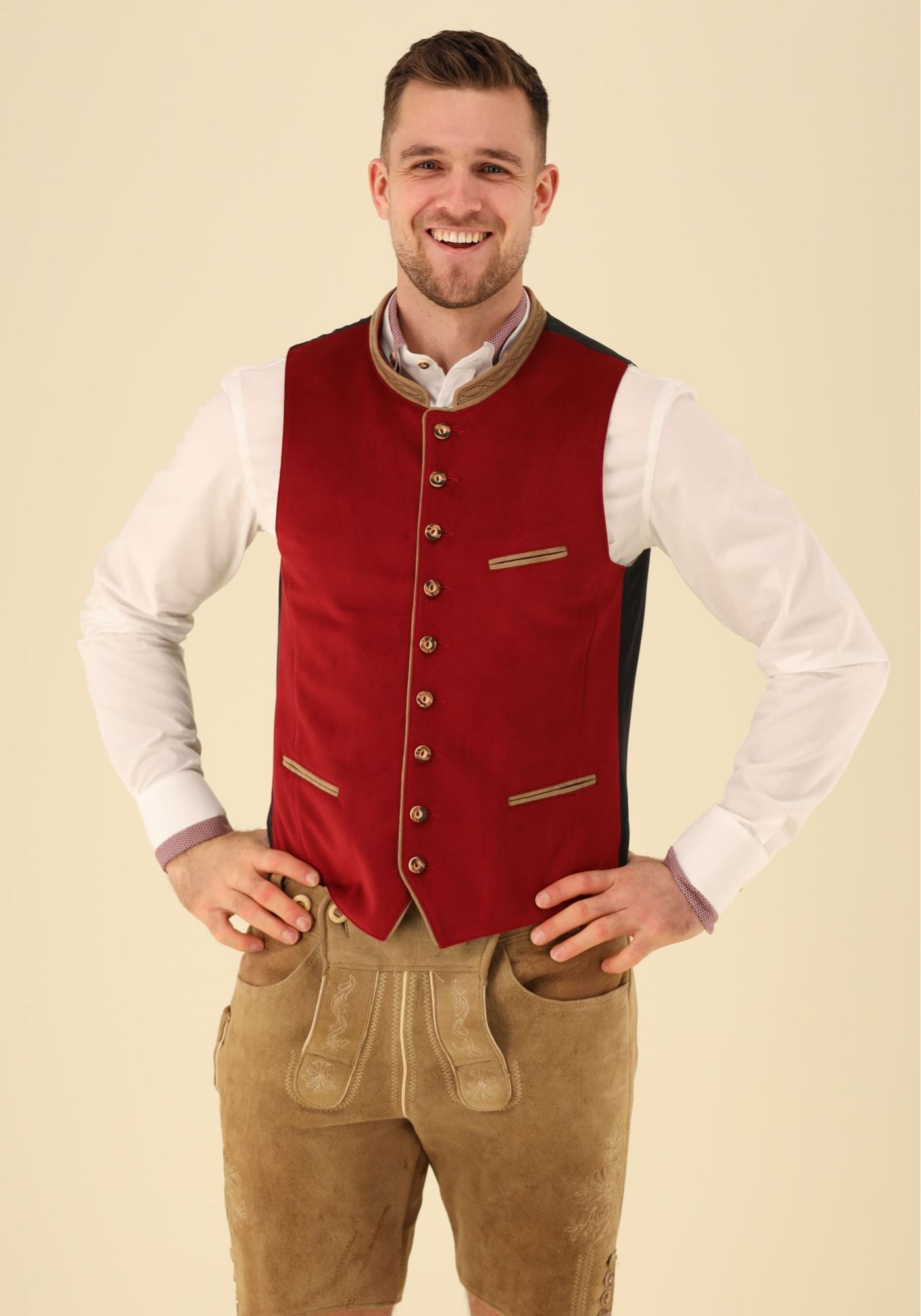 Gipfelstürmer Trachtenweste Slim Fit Viroxa
