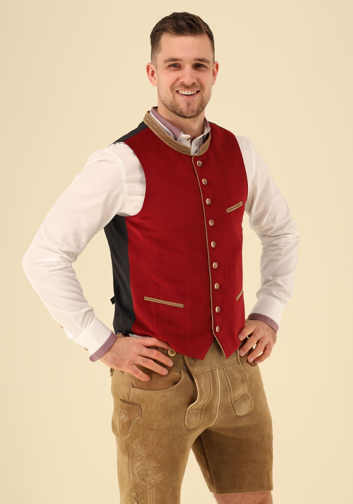 Gipfelstürmer Trachtenweste Slim Fit Viroxa