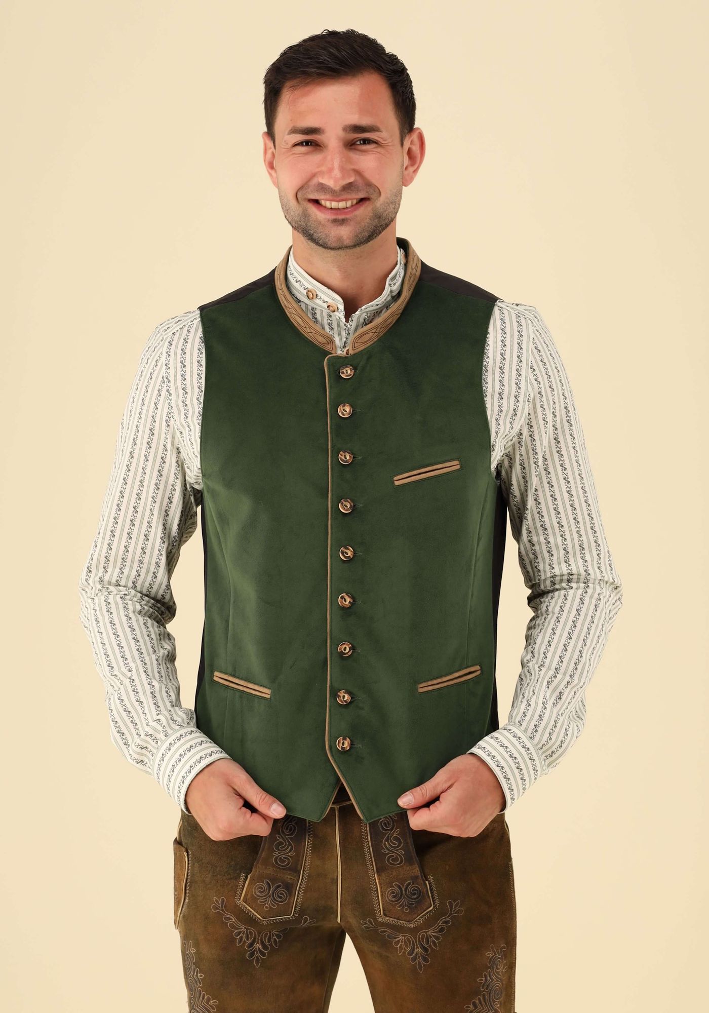 Gipfelstürmer Trachtenweste Slim Fit Viroxa