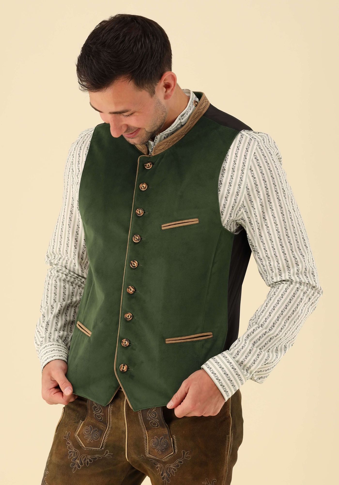 Gipfelstürmer Trachtenweste Slim Fit Viroxa